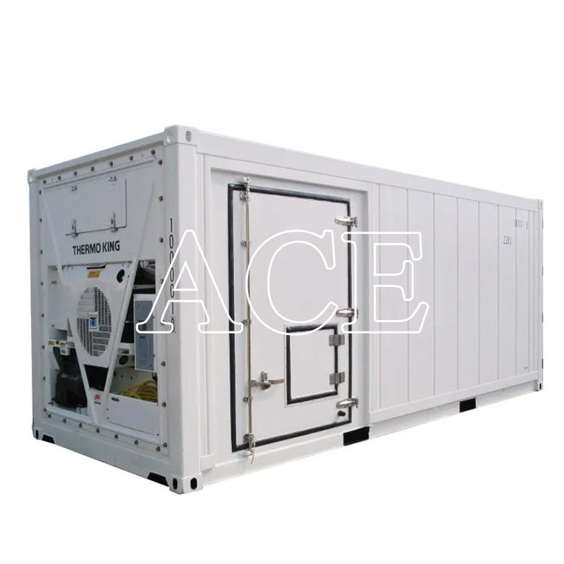 Doppeltemperatuur 2-kamer ISO 20ft Marine koelcontainer ISO gecertificeerd aluminium diepvriezer met Corten staal