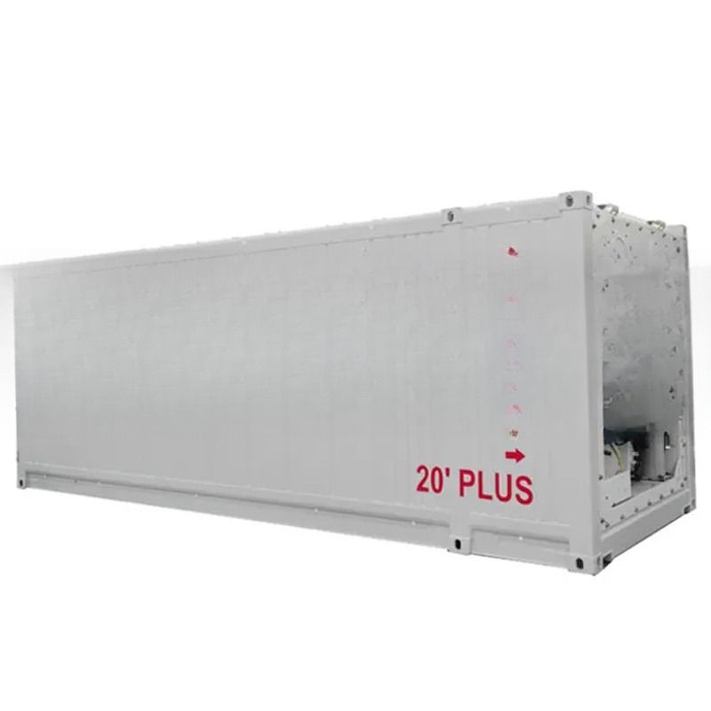 Gepersonaliseerde afmeting 23ft BV gecertificeerde koelkastopslagcontainer -30- 30C Temperatuurbereik 380/440V