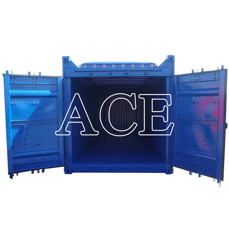 10ft DNV 2.7-1 Offshore open topcontainer met een traliebedekking voldoet aan de eisen van offshore olie- en gasplatforms