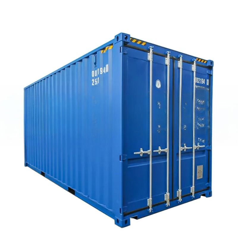 38 CBM 20ft hoge kubuscontainer met interne afmetingen 5898 x 2352 x 2695 mm