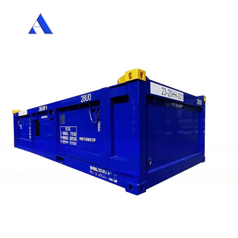 20ft DNV2.7-1 Standard Half Height Offshore Cargo Baskets Container met 14,00 cbm capaciteit Ontwerpstandaard ISO10855