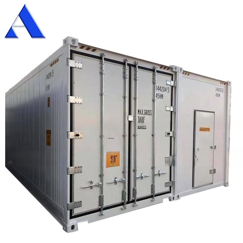 40ft Gebouw Reefer Container 40HQ koelkamer opslag CSC gecertificeerd staal en platte vloer