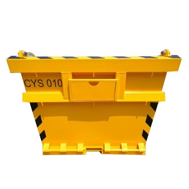 13ft DNV 2.7-1 Standaard staalcontainerschip Offshore Drilling Waste Skip BV Gecertificeerde lengte 13ft Lifting Angle 45C