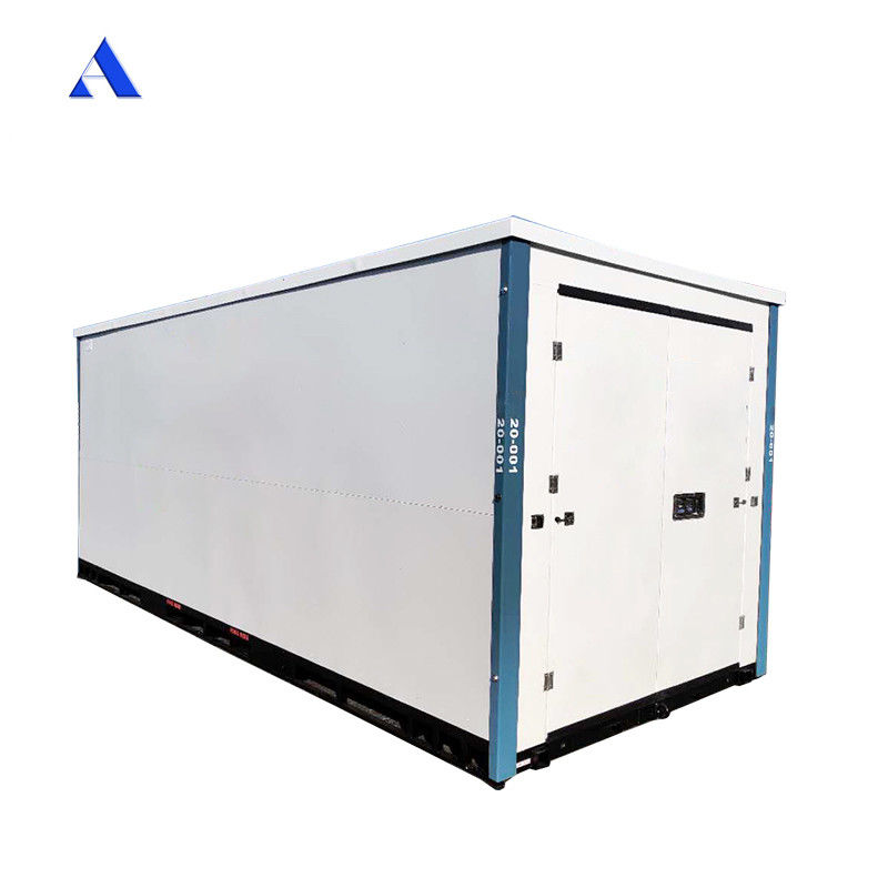 Gegalvaniseerde 3m 4m 6m 20ft Flat Pack Mobile Storage Draagbare opvouwbare zelfopslagcontainer voor ruimte-efficiëntie