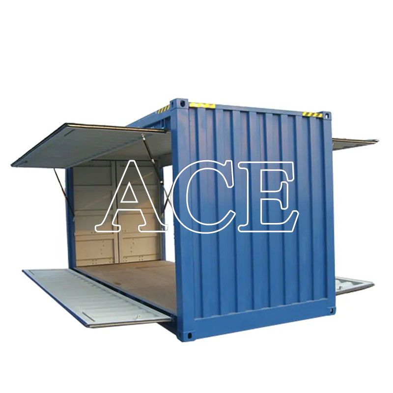 20ft Side Door Steel Dry Container ABS Ventilate Cover Double Swing High Cube Shipping Container met 20 voet opening