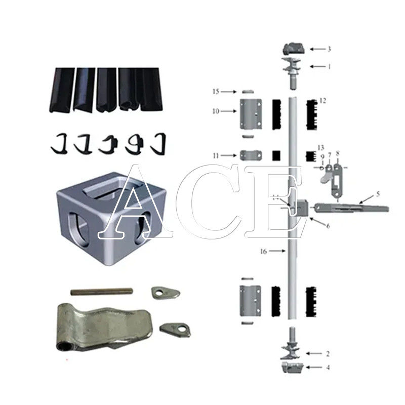 Professioneel van ISO Marine 20ft 40ft scheepscontainer reserveonderdelen en accessoires met hardhouten vloermateriaal