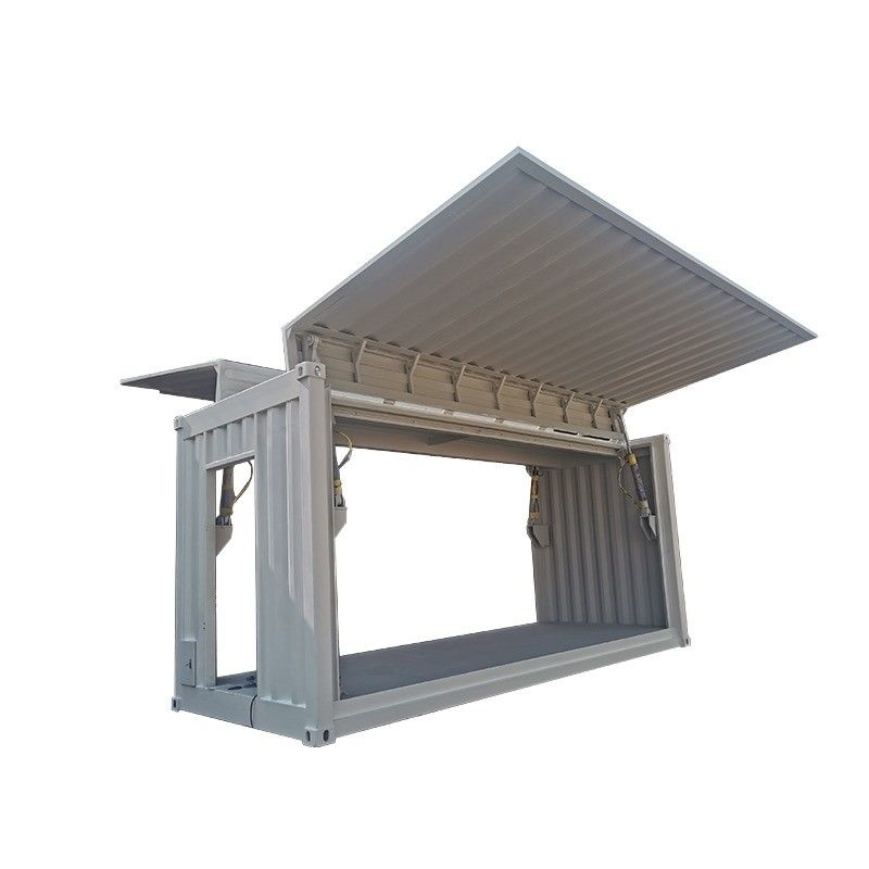SPA-H Corten-A 20ft Electric Hydraulic Wing Flying Opening Dry Shipping Container zijdeur met zijde open ontwerp
