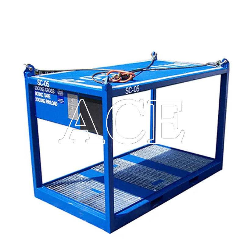 10ft DNV 2.7-1 Offshore Container Equipment Lifting Frame Skid op bestelling gemaakt met interne afmetingen 2700 x 2000 x 1900 mm