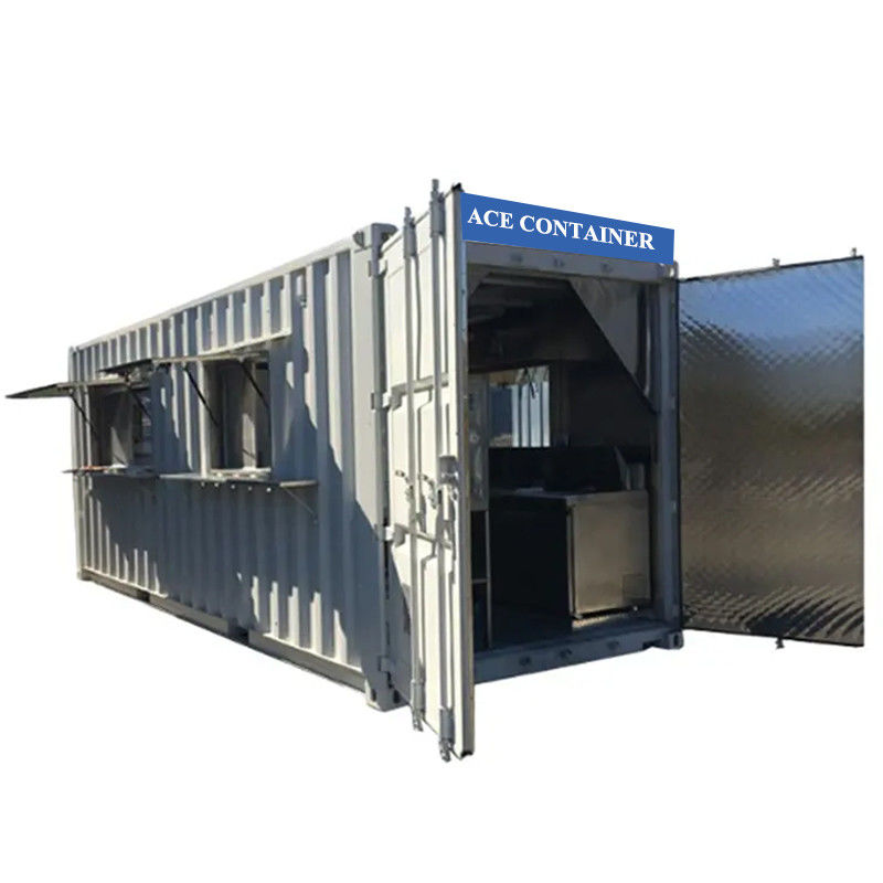 20ft Mobile Shipping Container commerciële keuken met moderne design stijl en Corten-A aanpassing