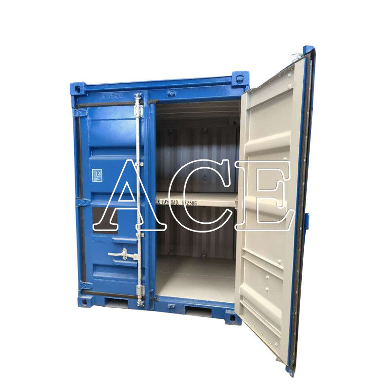 DNV 2.7-1 Standaard 6ft offshore droogcontainer met middendek staal en corten materiaal optionele kleur/logo
