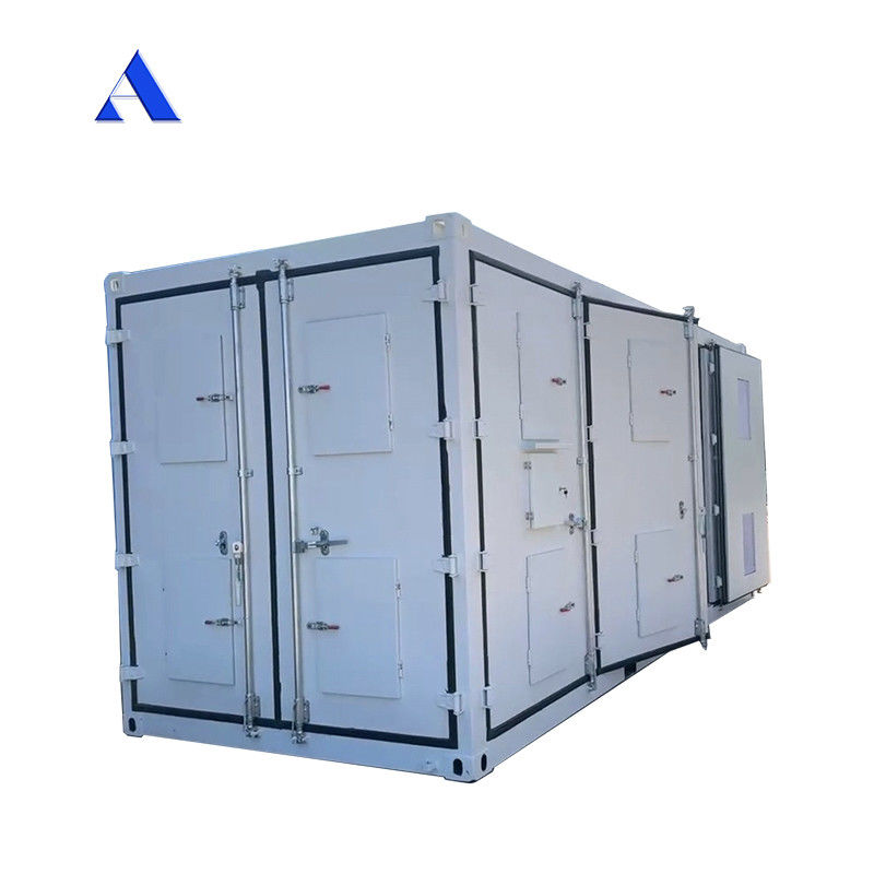 Externe afmetingen van 6058 x 2438 x 2591/2896mm ISO-standaard 20ft container voor zonne-energie batterij opslag systeem