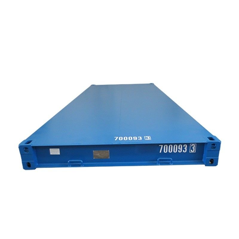 20ft zware staalvloer scheepvaartcontainer 6058 x 2438 x 323.8mm interne afmetingen 20 voet droogcontainerplatform