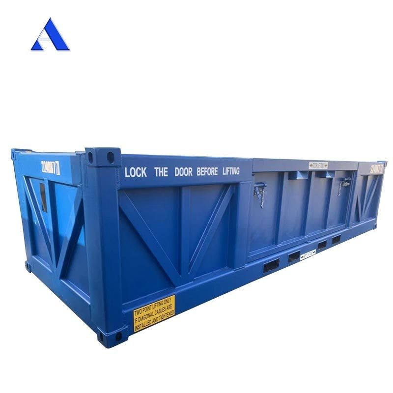 DNV 2.7-1 / ISO 10855 Standard 6.6m Offshore Cargo Basket met 4 poten gemaakt van Corten staal en gecertificeerd door BV