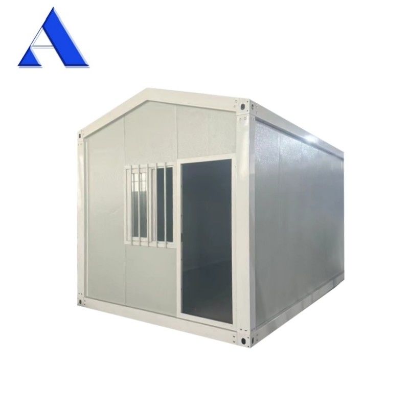 20ft Verplaatsbare prefab modulaire kantoorstructuur Flat Pack Shipping Container House Simple Modern Style Steel Corner Casting