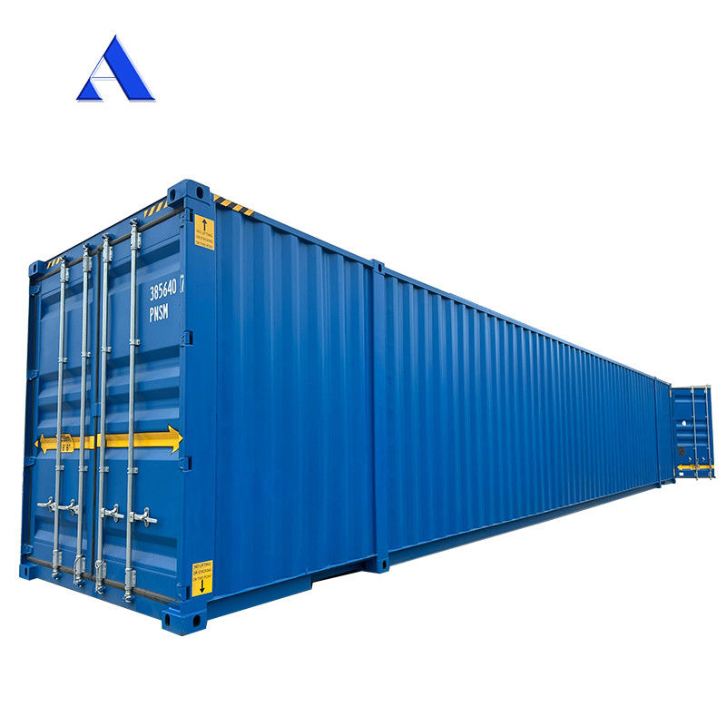 108 CBM Capaciteit Dubbele deur 6mm Stalen vloer 2591mm Breedte trailer en spoorweg 53ft Lengte 53 voet Shipping Container