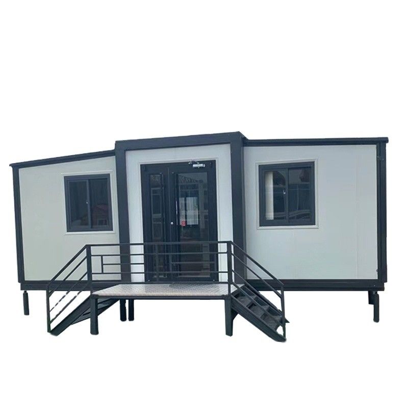 Vinnige installatie Voordeel Uitbreidbaar en verplaatsbaar geprefabriceerd modulair wooncontainerhuis met stalen hoekgiet