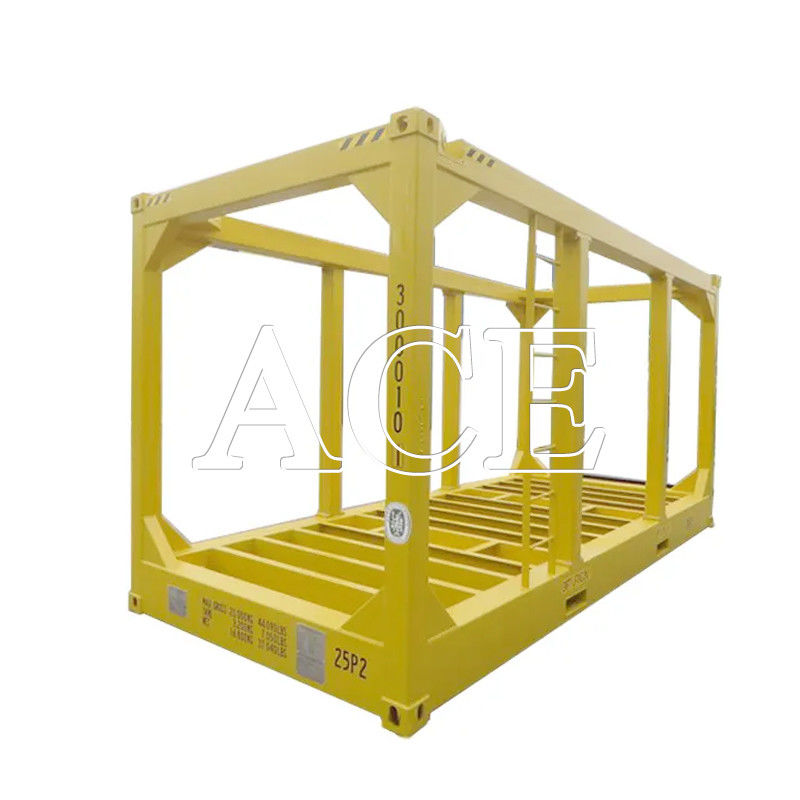 Staalvloer DNV 2.7-1 20ft hoog kubus Offshore Lifting Frame Capaciteit 30.8 CBM Gas- en olieboor