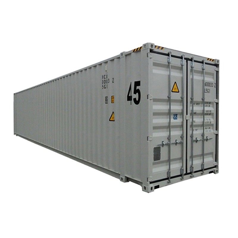 Gepersonaliseerde kleur 45ft hoge kubus HC scheepvaartcontainer voor zeetransport CSC certificaat en sterke staalconstructie