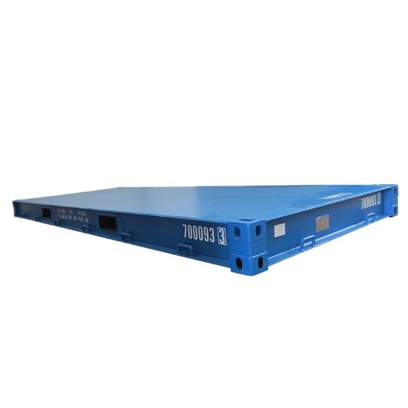 20ft zware staalvloer Containerplatform voor maximale lading 45000kg en 30 cbm Capaciteit