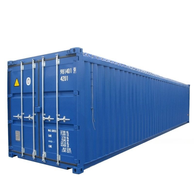 40ft 40 voet Open Top Shipping Container PVC Tarpaulin dakbedekking Soft Top Opening Made Steel Corten Steel Dry Container Verkoop