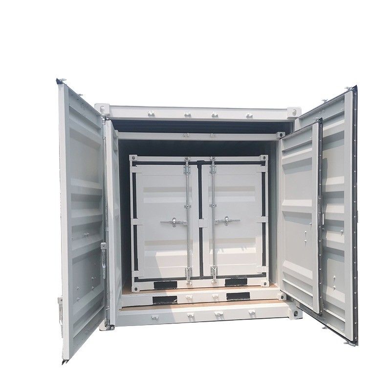Draagbare mini-opslagcontainers van 10 ft 8 ft 6 ft gemaakt van cortenstaal met aangepast logo/kleur en CSC-certificering