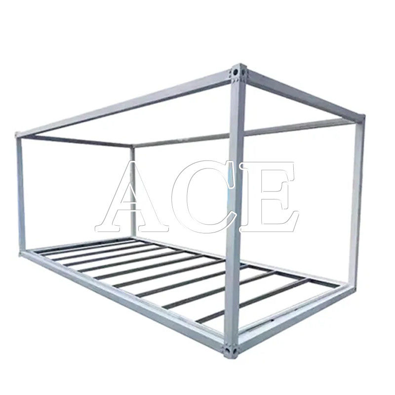 Droogcontainer gegalvaniseerd gemakkelijk te verwijderen 6m lengte roestvrijstalen frame 20ft Shipping container frame Capaciteit 33.2CBM