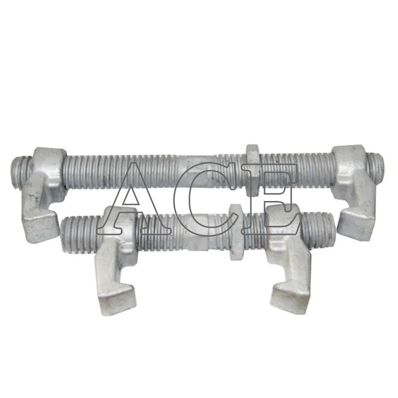 Gesmeed staal 260mm 380mm Lashing Twist Locks Dubbele klem ISO Shipping Container Bridge Fitting Container Lashing Equipment