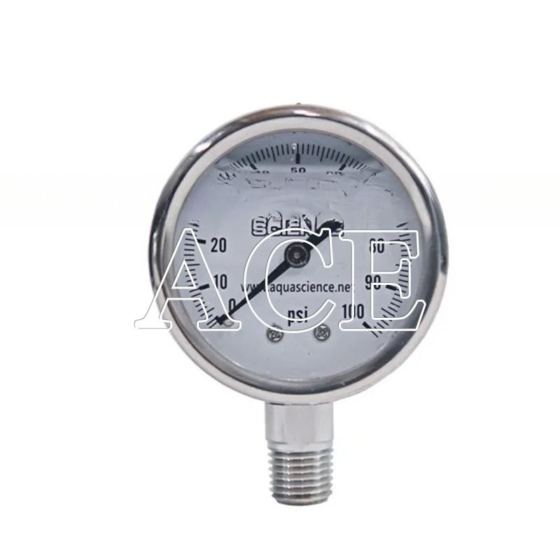 Oorspronkelijke Easy Fit BSP drukmeter ISO Tank Container Spare Parts met ISO9001 standaard