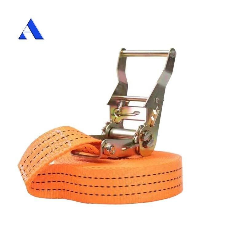 1.5 tot 10 ton Cargo Lashing Belt Ratchet Tie Down Strap Container Lashing Belt per vereiste en aangepaste lengte