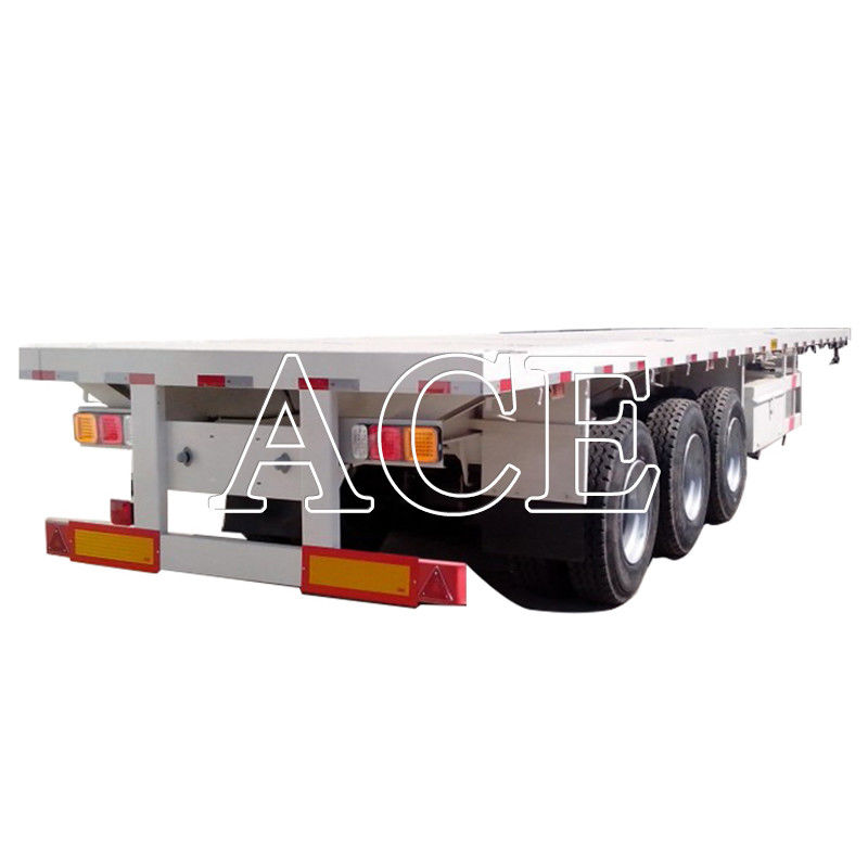Twist Locks 4 sets/12 sets 3 axles Heavy Duty Steel Shipping Container Flatbed Frame Semi-trailers voor transport